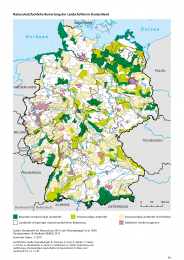 Karte Naturschutzfachliche Bewertung der Landschaften in Deutschland