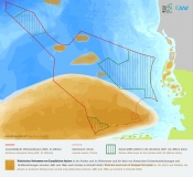 Darstellung der historischen Verbreitung der Europäischen Auster in der Deutschen Bucht