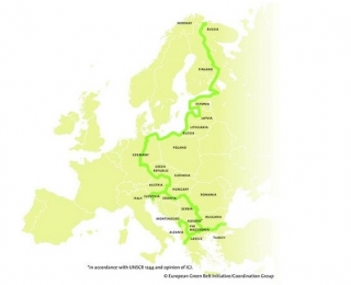 Infografik Green Belt Europe