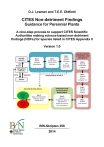 Cover BfN-Skripten 358; Titelfoto: Nine-step pathway for making Non-Detriment Findings for perennial plant species listed in CITES Appendix II