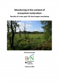 Cover Discussion Paper Monitoring in the context of ecosystem restoration