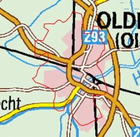 Abgrenzung der Landschaft "Oldenburg" (109)