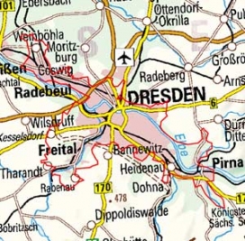 Abgrenzung der Landschaft "Dresden" (126)