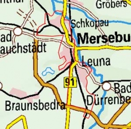 Abgrenzung der Landschaft "Merseburg" (212)