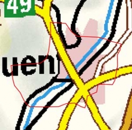 Abgrenzung der Landschaft "Plauen" (214)