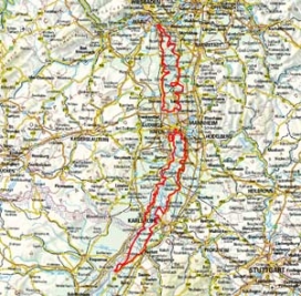 Abgrenzung der Landschaft "Nördliche Oberrheinniederung" (22200)