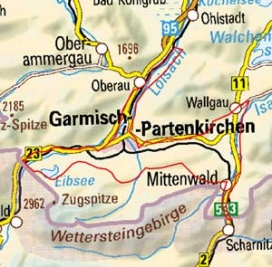 Abgrenzung der Landschaft "Niederwerdenfelser Land" (2300)