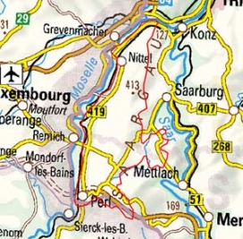 Abgrenzung der Landschaft "Mosel-Saar-Gau" (26001)