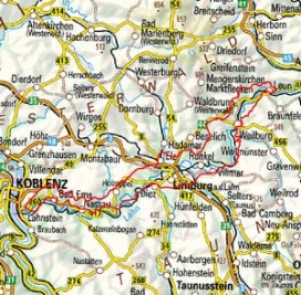 Abgrenzung der Landschaft "Lahntal" (31000)