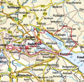 Abgrenzung der Landschaft "Westliches Bodenseebecken" (3101)