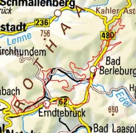 Abgrenzung der Landschaft "Wittgensteiner Kammer" (33303)