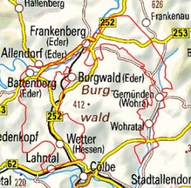 Abgrenzung der Landschaft "Wetschaft Buntstruth Frankenberger Oberland Bottendorfer Flur" (34502)