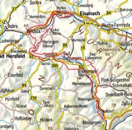 Abgrenzung der Landschaft "Werraaue Meiningen-Wartha" (35901)