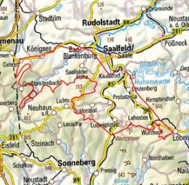 Abgrenzung der Landschaft "Schwarza-Sormitz-Gebiet" (39201)
