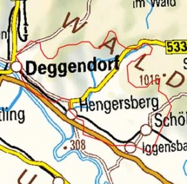 Abgrenzung der Landschaft "Lallinger Winkel" (40700)