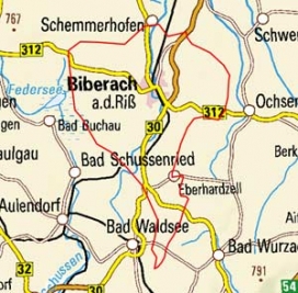 Abgrenzung der Landschaft "Westliche Riss-Aitrach-Platten" (4102)