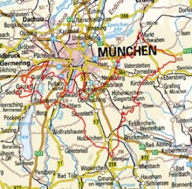 Abgrenzung der Landschaft "Münchener Forste" (5100)