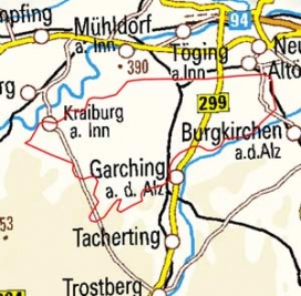 Abgrenzung der Landschaft "Neukirchener Hochterrassenfeld" (5301)