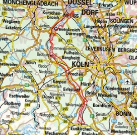 Abgrenzung der Landschaft "Erfttal" (55303)