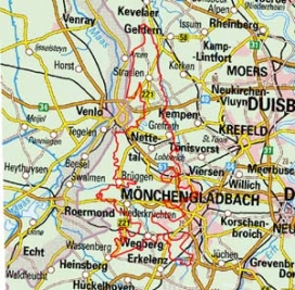 Abgrenzung der Landschaft "Schwalm-Nette-Ackerebene (und Straelener Terrassenplatte)" (57102)