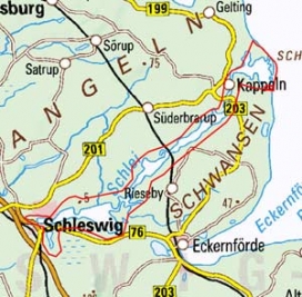 Abgrenzung der Landschaft "Schlei" (70102)