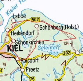 Abgrenzung der Landschaft "Probstei" (70204)