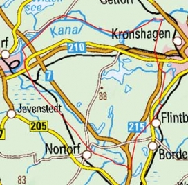 Abgrenzung der Landschaft "Westensee" (70210)