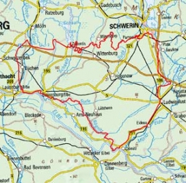 Abgrenzung der Landschaft "Südwestmecklenburgische Niederungen" (76001)