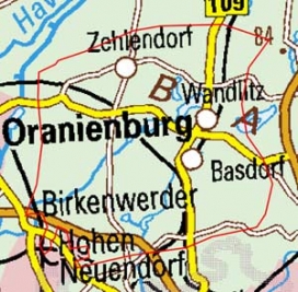 Abgrenzung der Landschaft "Westbarnim" (79001)