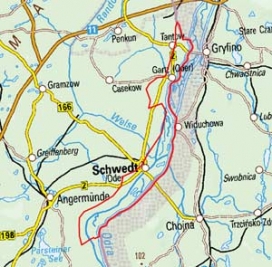 Abgrenzung der Landschaft "Untere Odertalniederung" (80000)