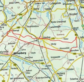 Abgrenzung der Landschaft "Östliche Fläminghochfläche" (85700)