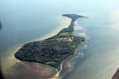 Luftaufnahme der Insel Vilm