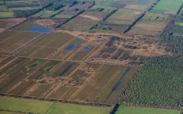 Luftaufnahme Naturschutzgebiet Weisser Graben nordöstlich von Nienburg