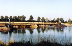 Kiesgruben auf der Mittelterrasse des Rheins (Foto: Bahram Gharadjedaghi)
